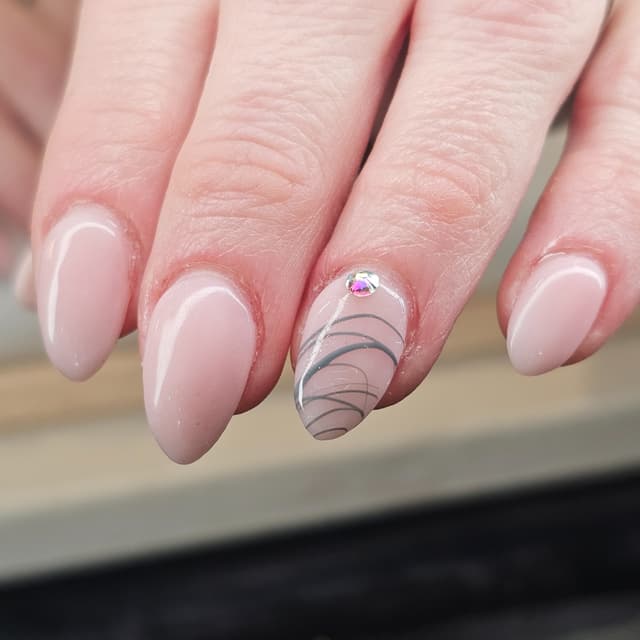 Acrygel Base fill at Aspire Beauty Concepts in Clifton Park, NY